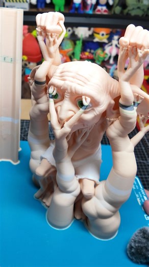 Master gave Dobby... Structural Support! STL: "Hanging Dobby AMS Version Harry Potter" by Rabauke1986 on Maker World | Mike's Quest Log