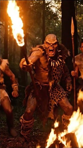 Ancient humans fight 400kg sabertooth tiger to survive 🐅💀