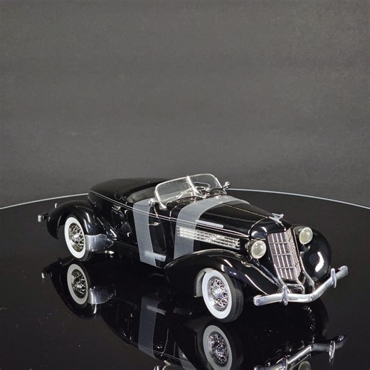 Ertl 1/18 Scale 1935 Auburn Cord Boattail Speedster Diecast Model | Black Classic Car | American Muscle Collectible - Etsy
