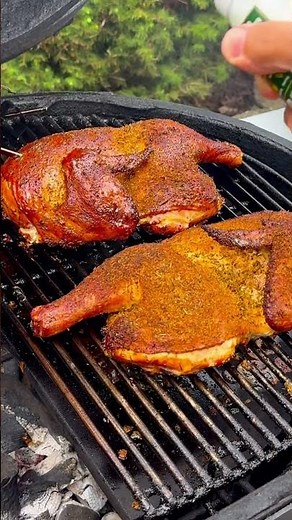 How to Grill the Best Crispy Chicken | Juicy Grilled Chicken Recipe #cooking #grill #bbq #recipe