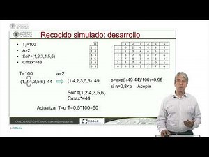 Application of simulated annealing to a sequencing problem on a machine | 5/14 | UPV