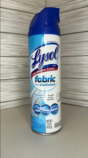 Honest Review of Lysol Fabric Disinfectant Spray