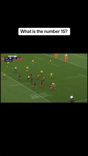 What is the Number 15 in Rugby?