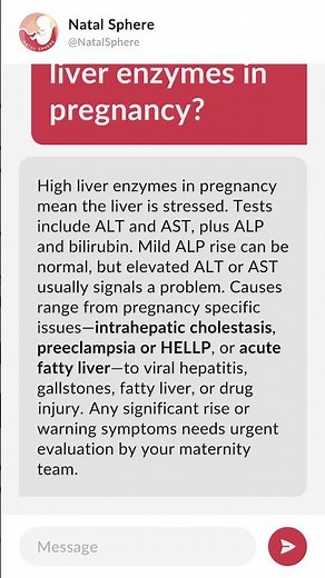 What causes high liver enzymes in pregnancy?