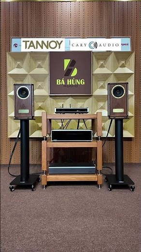 Tannoy Autograph Mini & Carry Audio AiOS. The sound is amazing! #bahungaudio #tannoy #bookshelf