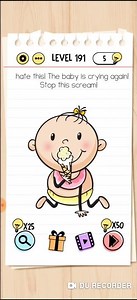 Brain Test Level 191 Walkthrough