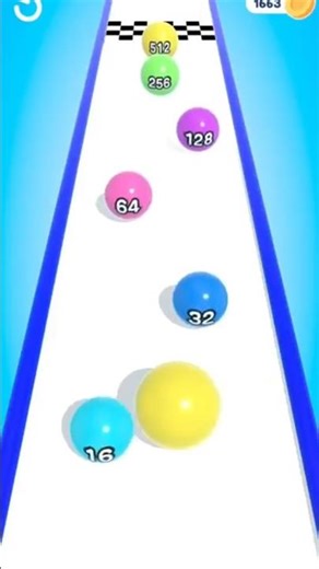 Merge Ball 1024 🔥 Can I Reach 1024? 😱 #shorts