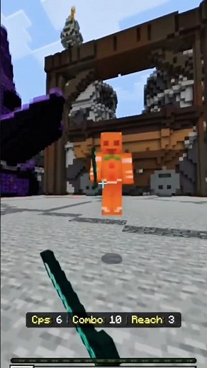 Perfect 10 Hit Combo 💀 Clean Minecraft PvP #transition