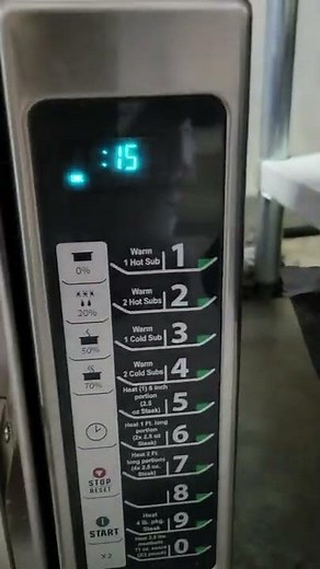 Lot 47 - 1200W Commercial Microwave, Menumaster RFS12TSW, Used, Tested/Working
