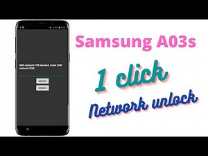Samsung a03s network unlock by z3x