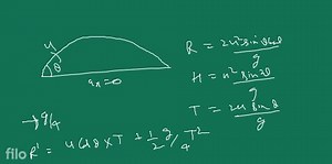 The horizontal range and maximum height of a projectile is R an... | Filo