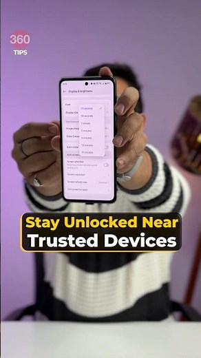 Trusted Device Unlock Android #howto #smartphone #androidtips #android #androidtricks #phonelock