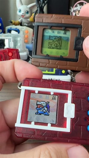 MetalGreymon: Colourised vs OG. A generation seeing us from who we were to becoming who we are today. I’m not saying I shed a tear thinking how far we’ve came. #digimon #vpet #vintagetoys #digimonvpet | Followvintagemon