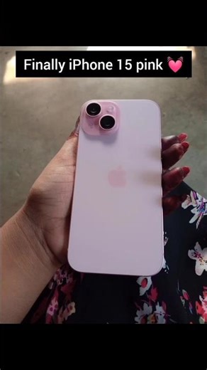 My new iphone15 #iphone15 #pinkphone #appleiphone #apple #shortsfeed