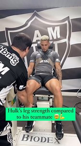 Hulk’s leg strength is INSANE! 😳🔥 ( via @atletico ) - - #football #footy #viral #soccer #fyp #hulk #atleticomineiro #footytraining | Football Newz