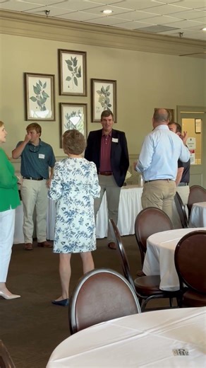 Gubernatorial candidate Chris Carr makes campaign stop in Perry.