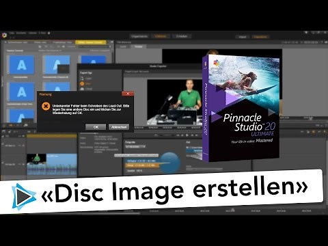 DVD Image erfolgreich brennen mit einem ISO Image in Pinnacle Studio Deutsch Video Tutorial