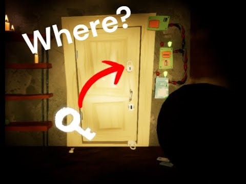 WHERE IS THE WHITE KEY? ALMOST OPENED THE MAIN DOOR IN Hello neighbor MOD KIT HelloCreep
