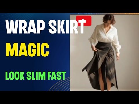 4 Ways to Tie a Wrap Skirt That Make You Look Slim & Elegant (50+)