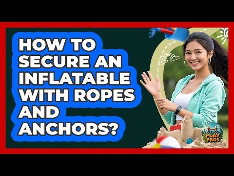 How To Secure An Inflatable With Ropes And Anchors?