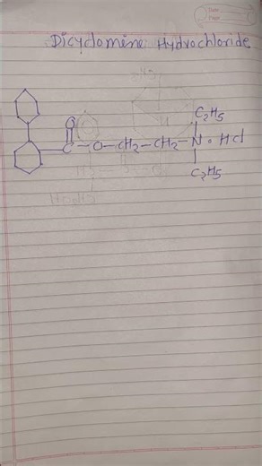 dicyclomine hydrochloride #dicyclominehydrochloride #shortvideo