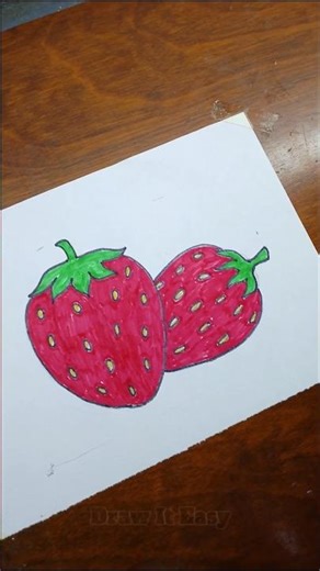 “Let’s Draw a Strawberry 🍓✏️|”The full video can be viewed on our YouTube channel.