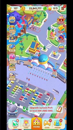 Building a Dream Theme Park with Friends in Carnival Tycoon! #CarnivalTycoon #IdleGames #Multiplayer