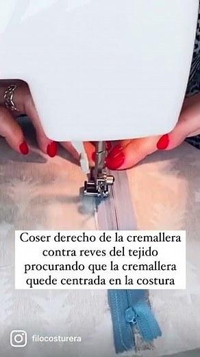 APRENDE cómo COSER una CREMALLERA en 5 pasos - (FÁCIL y RÁPIDO!!!) 🚀