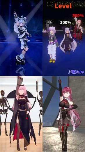 6人が踊ってみた【唱】水宮枢、宝鐘マリン、Mori Calliope、鷹嶺ルイ、猫又おかゆ、ラプラス・ダークネス