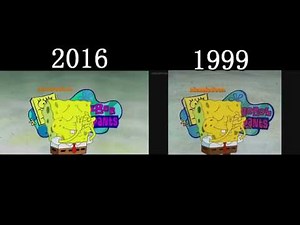 Opening of SpongeBob SquarePants Comparison (1999 & 2016)