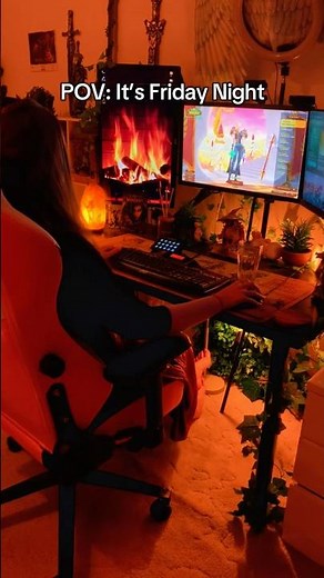 POV: You're about to have the most peaceful Friday night #worldofwarcraft #pcsetup #cozygaming