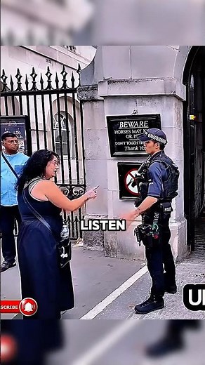 Karen Calls Royal Guard An Animal Abuser Then Police Show Up 🚨🐎