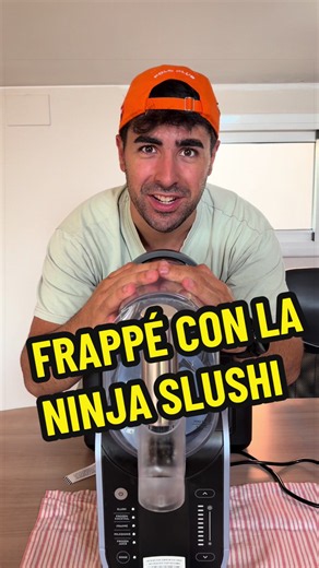 Frappé con Ninja Slushi: café frío con textura de helado