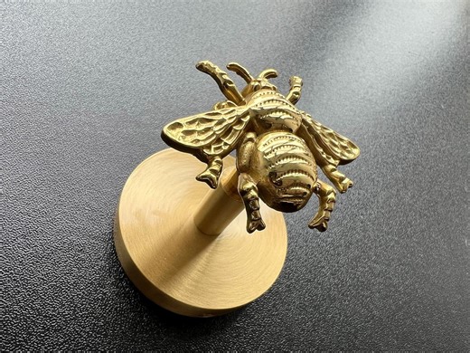 Brass Bee Wall Hook: Nordic Coat/towel Hanger - Etsy