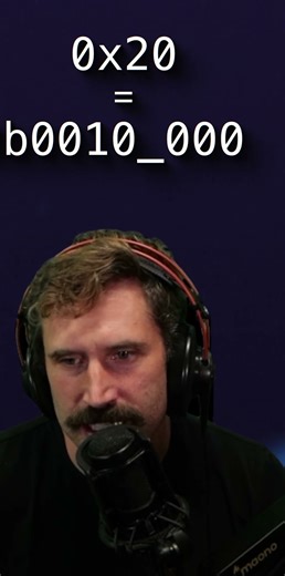 0X20 Is 32 Decimal by @ThePrimeagen