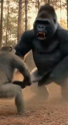 Monkey VS Chimpanzee #animals