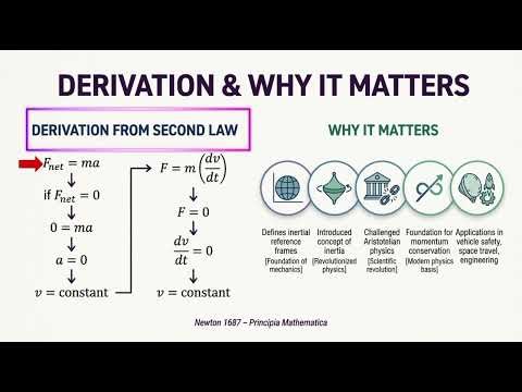 Newton’s First Law (Law of Inertia) Explained in 7 Minutes | Physics Made Easy