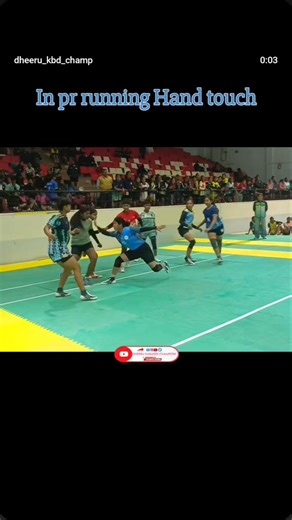 In pr Running Hand touch #sports