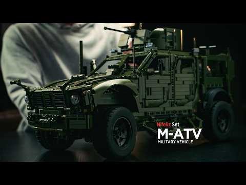 Nifeliz M ATV Military Car Building Set | Armored Off-Road Beast Build