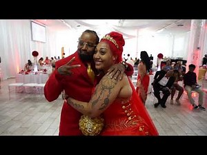 Mr & Mrs Hoskin Beautiful Red Wedding