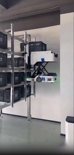 AI-Powered Warehouse Robot | Intelligent Box Handling & Inventory Automation