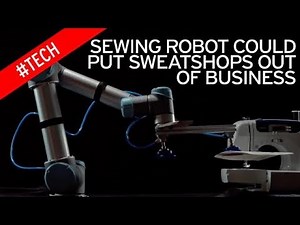 This robot can sew an entire t-shirt without human help | World's First Robotically-Sewn Garment