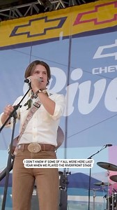 Not a cloud in the sky…a damn good problem to have, CMA Fest. #IGotAProblem #CMAfest #CountryMusic | Drake Milligan