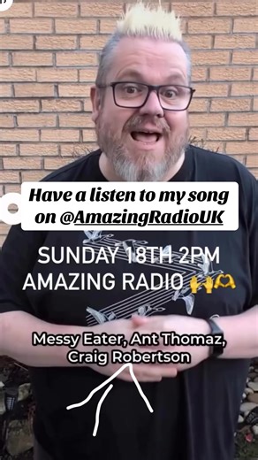 On the radio for the first time Sunday 18th 2pm have a listen to the show and keep an ear out for my song. Available on all streaming platforms including YouTube 🫶#fyp #ontheradio @Amazing Radio UK @Amazing Radio USA