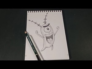 How to draw plankton easy | sketch art