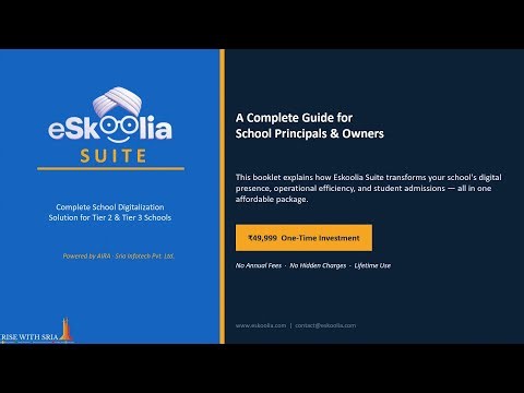 Eskoolia Suite — Complete Digitalization Solution Schools
