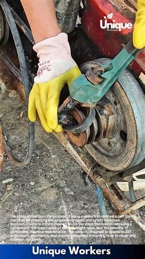 Diy machine maintenance: removing a component