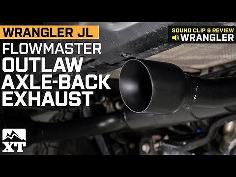Jeep Wrangler JL Flowmaster Outlaw Axle-Back Exhaust Sound Clip & Review