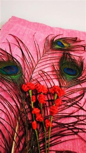 Cute peacock feather bouquet # DIY # Elegant decor # BOUQUET 💐💐💐