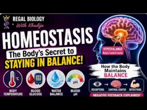 What is Homeostasis? | Examples of Homeostasis & How It Is Maintained | Explained Biology Basics